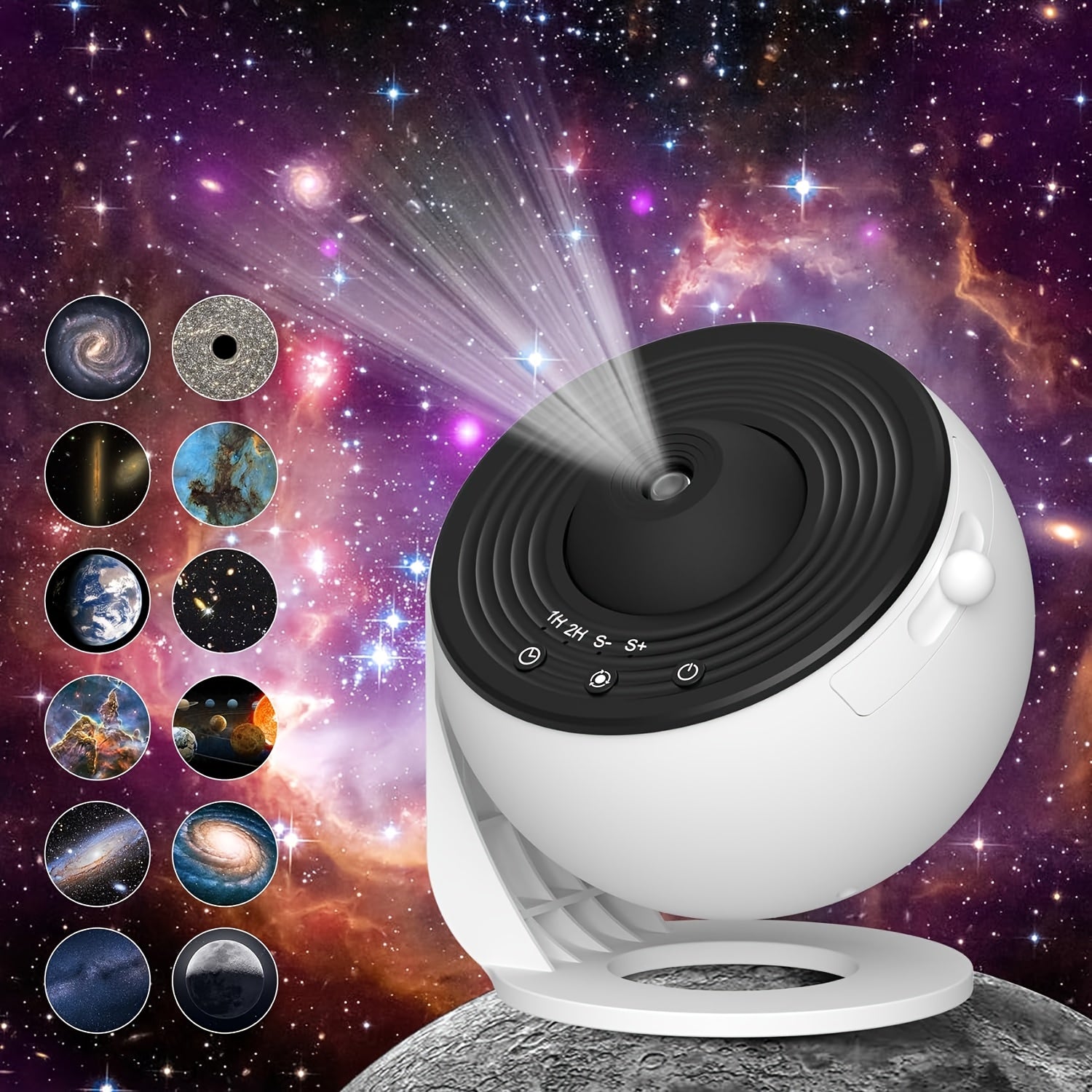 Galaxy Projection Lamp Night Light for Room Decoration and Starry Sky Effect