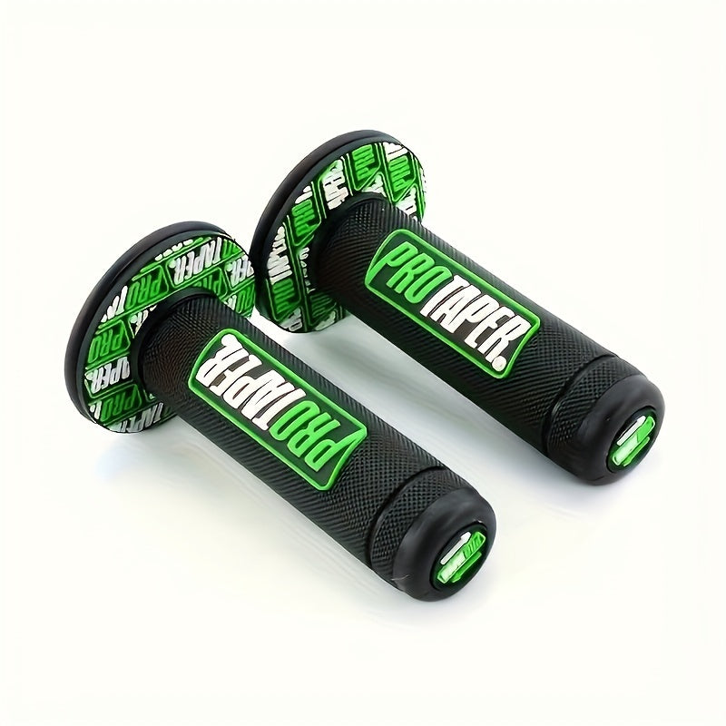 Motorcycle Handlebar Grips Durable Rubber Off-Road Bike Throttle Covers