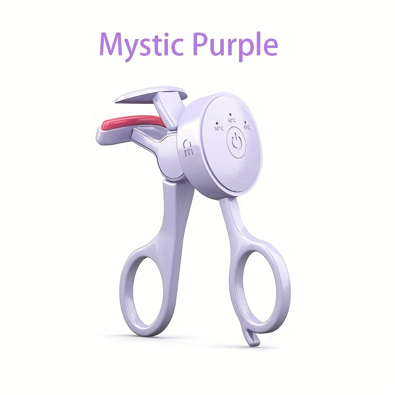 Electric Eyelash Curler USB Rechargeable Heated Mascara Wand for Eyelash Curling