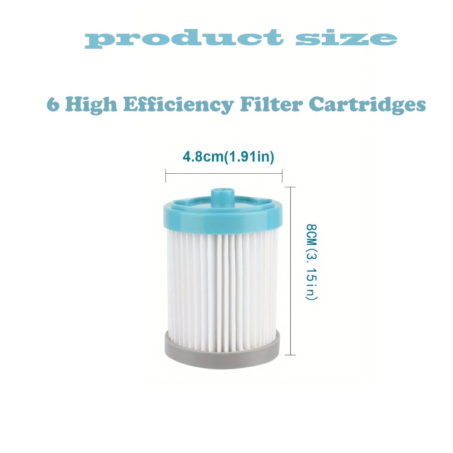 A10/A11 Hero uchun simsiz changyutgich filtri almashtirish to'plami, mustahkam plastmassa