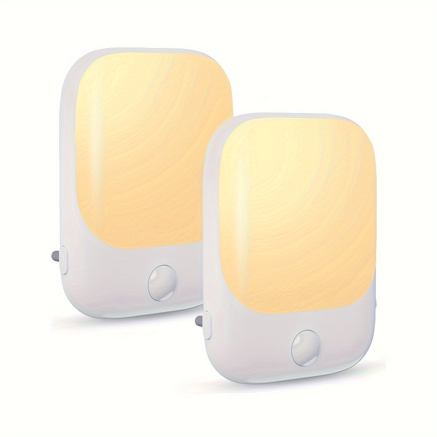 Motion Sensor Night Light Socket with 5 Brightness LED Warm White Wall Mount Hallway Kitchen