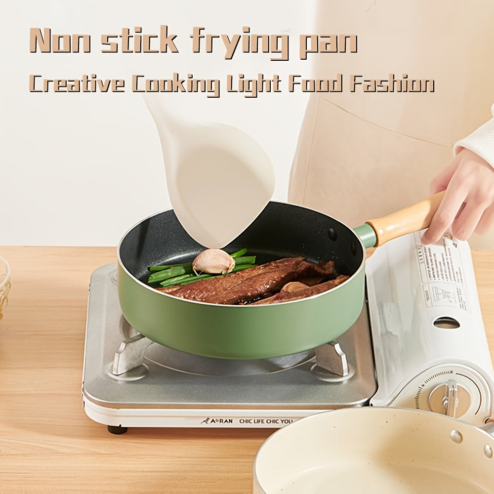 Qattiq yopishmaydigan qovurilgan pan, go'sht, tuxum va stir-fry uchun bir xilda issiqlik taqsimoti bilan - Oila pishirish ehtiyojlari va ko'p qirrali oshxona asoslari uchun ideal.