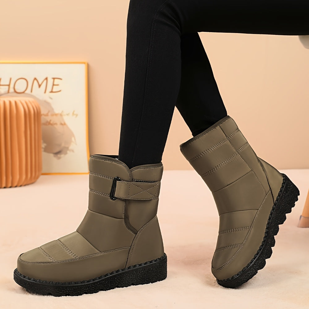 Women's Winter Snow Boots High-Top Slip-Resistant Plush Warm