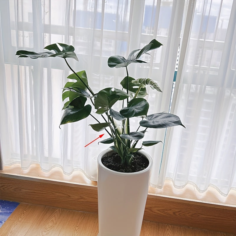 4 Pcs Transparent Green Plant Support Clips Garden Trellis for Stems