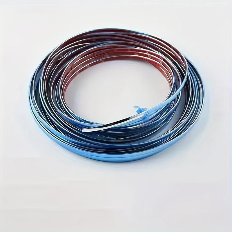 Protector de parachoques, puertas y ventanas de cromo plateado para coche, de 3m/118in