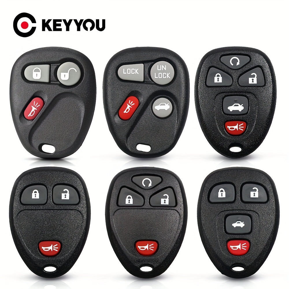 Universal Car Remote Fob Shell Durable Plastic Replace Key Cover for Various Vehicles