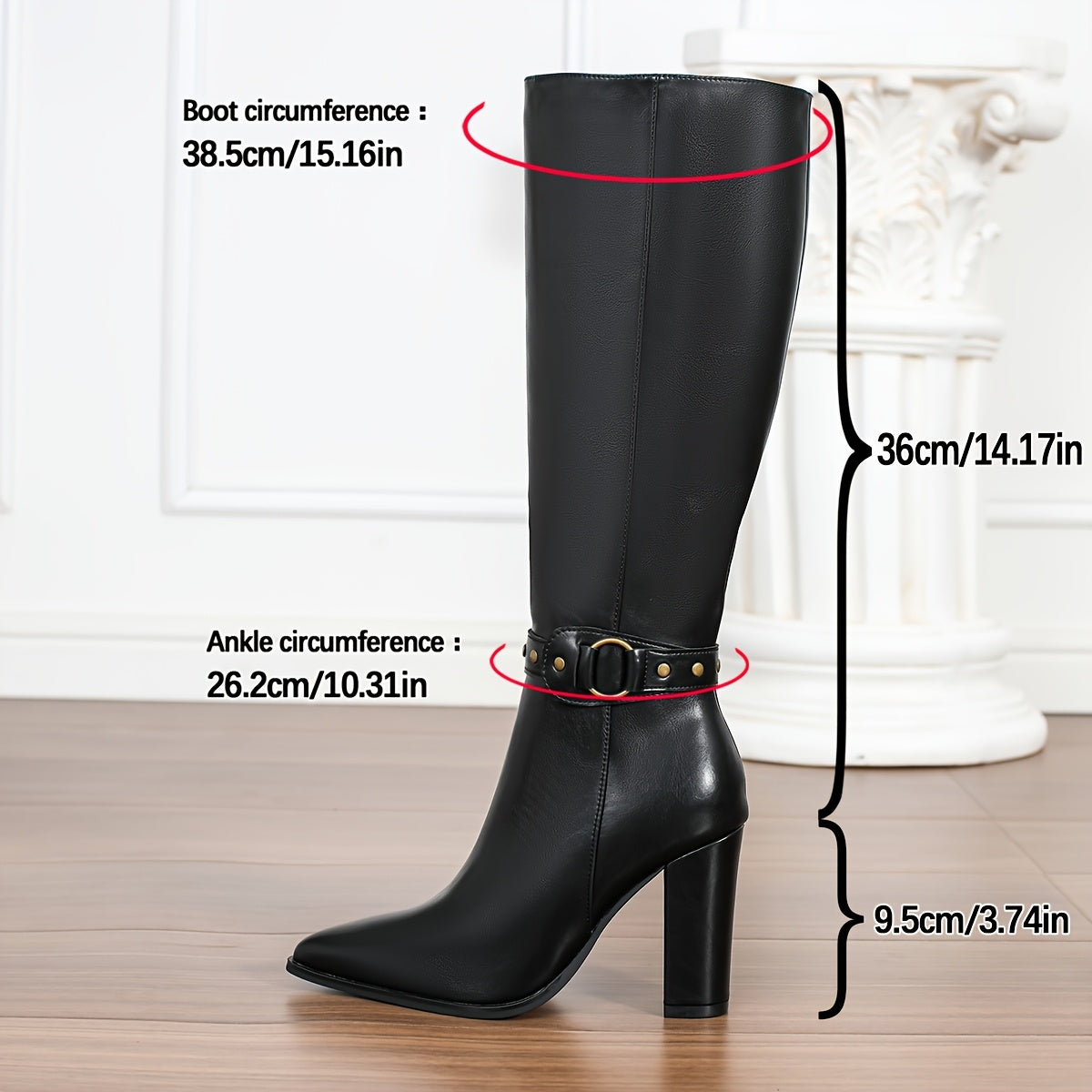 Женские ботинки на платформе из искусственной кожи с массивным каблуком для зимы и вечеринок