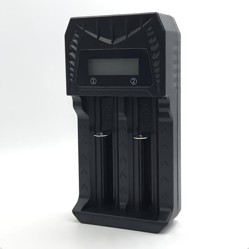 Universal USB Lithium Battery Charger for 26650 21700 18650 14500 Batteries with Voltage Display