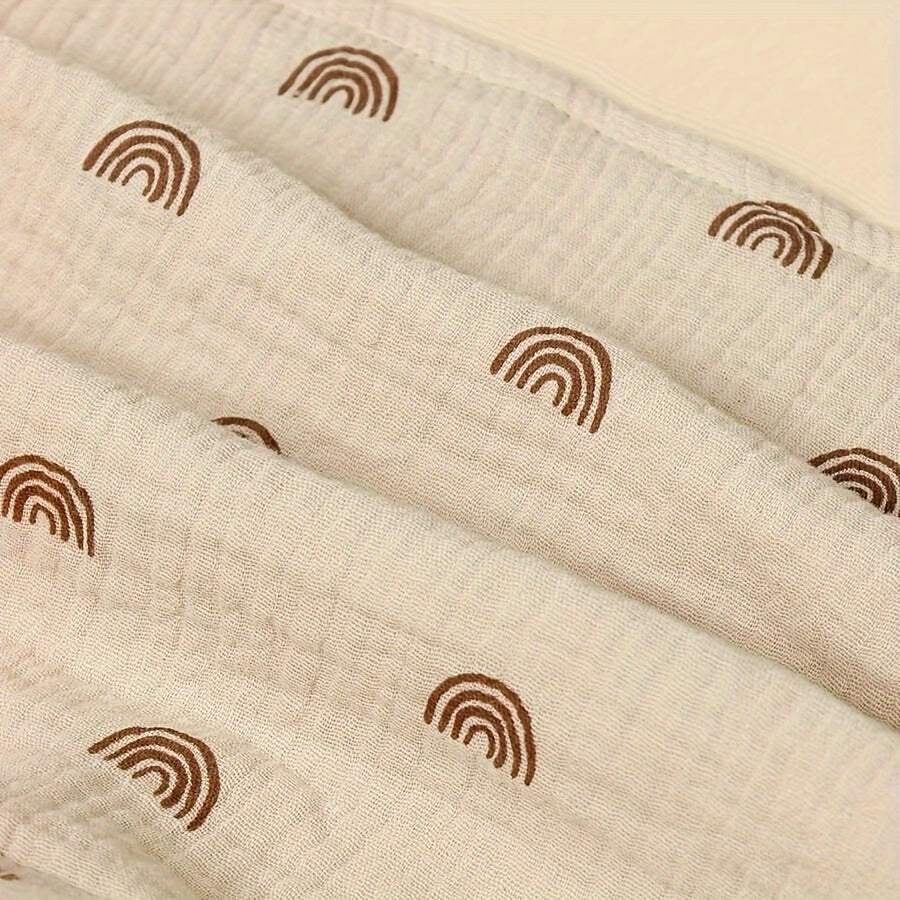 Mijozlar tomonidan eng yaxshi tanlov: Qulay va yengil ko'rpa, sevimli quyon printi va tikilgan mushuk yuziga ega. Qulash va emizish uchun ideal, o'lchami: 27.94x27.94 sm