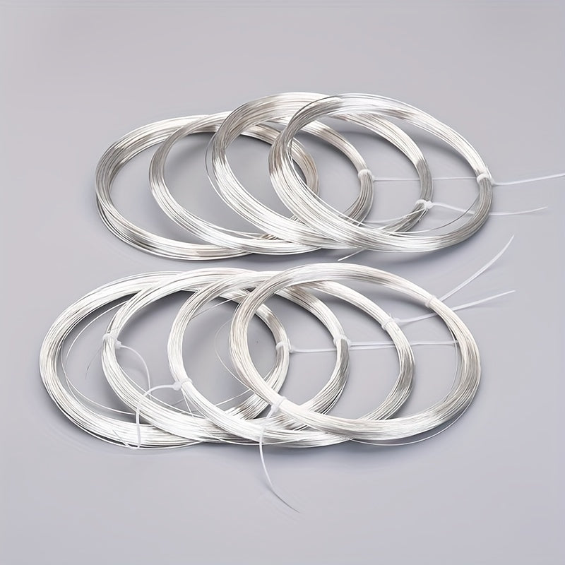 925 Silver Jewelry Wire 1m 0.3mm for DIY Bracelets and Necklaces