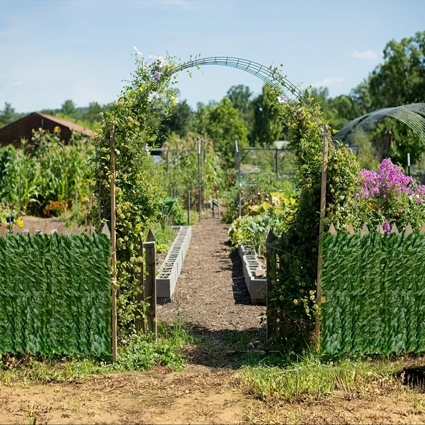 Sun'iy ivy maxfiy devor devor ekran 203x300cm Yashil tashqi ichki bog' dekor