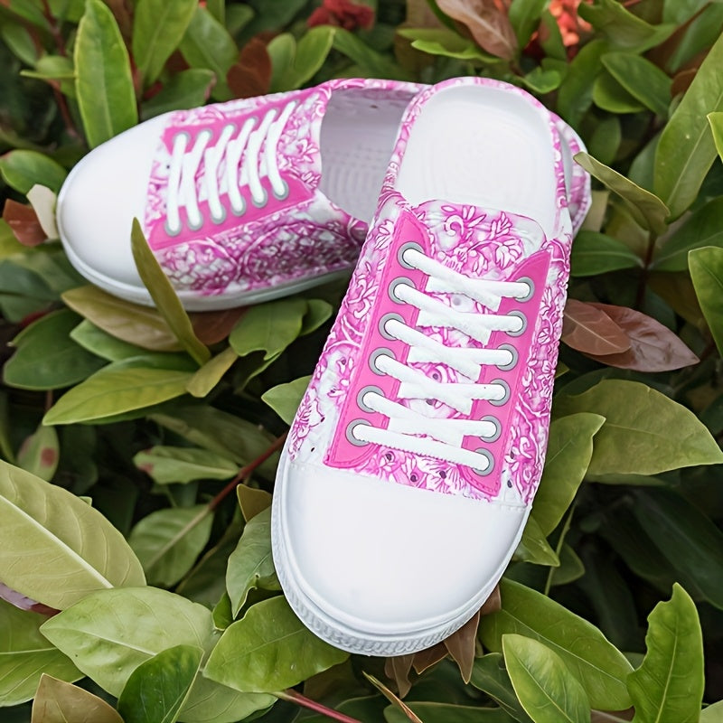 Women’s Floral Garden Clogs Lightweight Breathable Summer Shoes