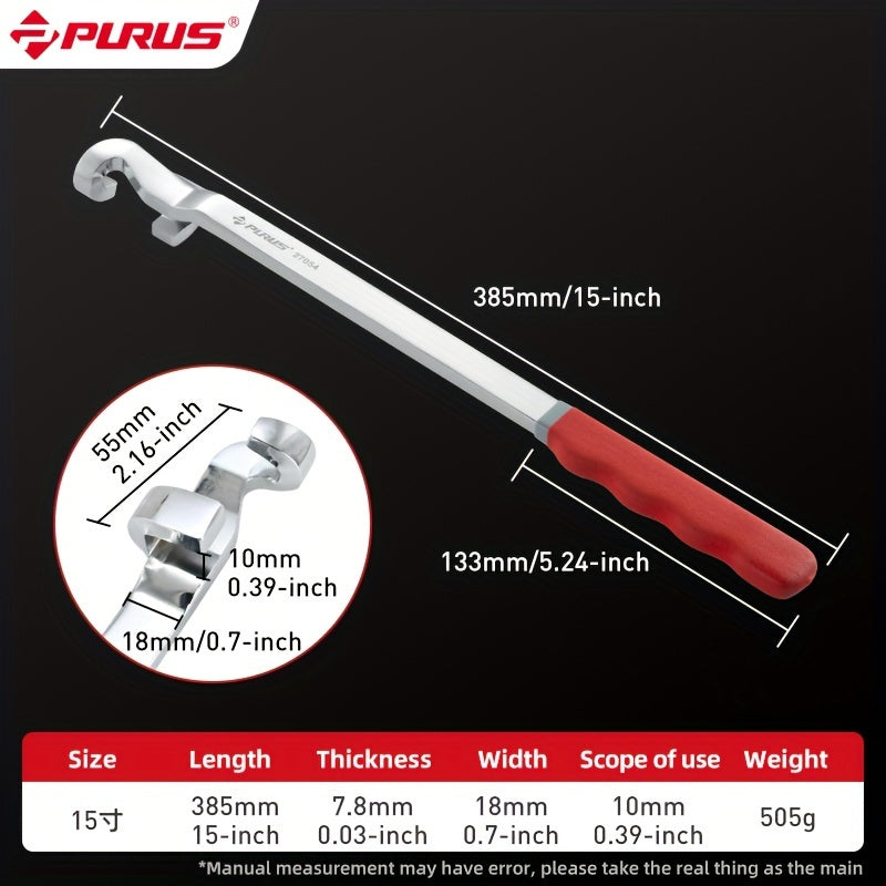 Long Extension Bar with 1/2 inch Square Drive Durable Iron Alloy for Garage Repairs