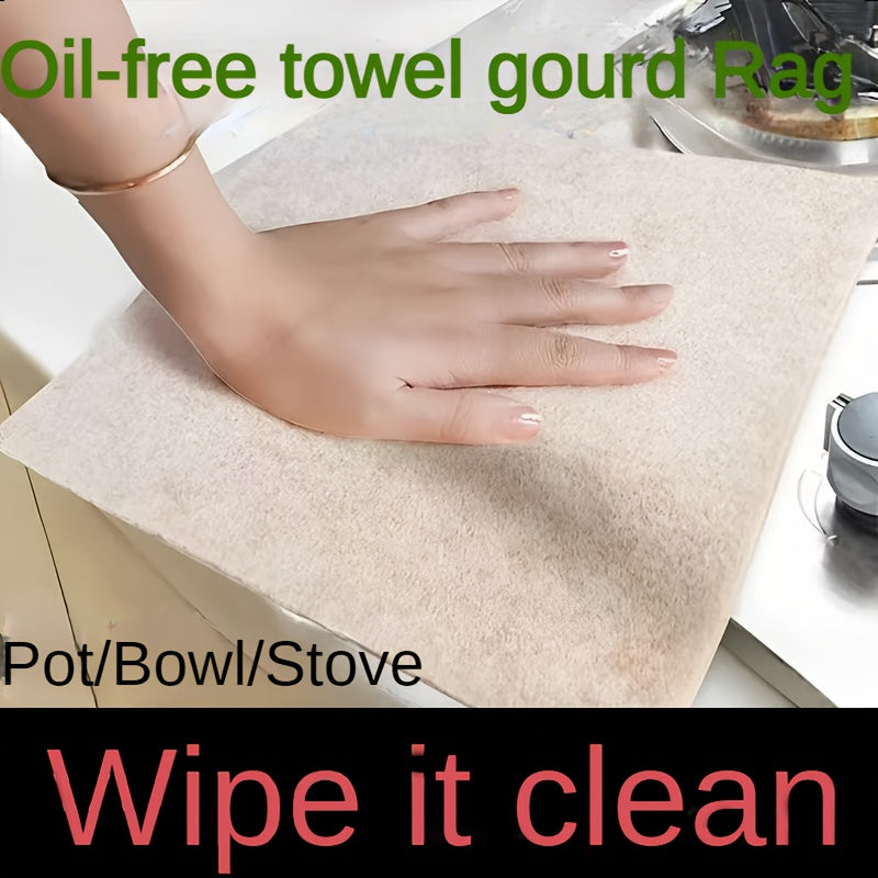 Set of 50 Luffa Rag Cleaning Cloths 20-Pack Non-Oil Stick Polyester Kitchen Towels