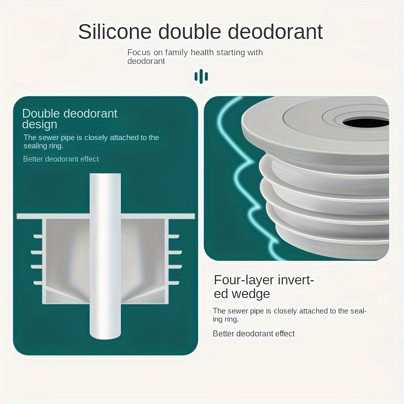 Tapón de drenaje para desagües domésticos y mangueras de lavadora