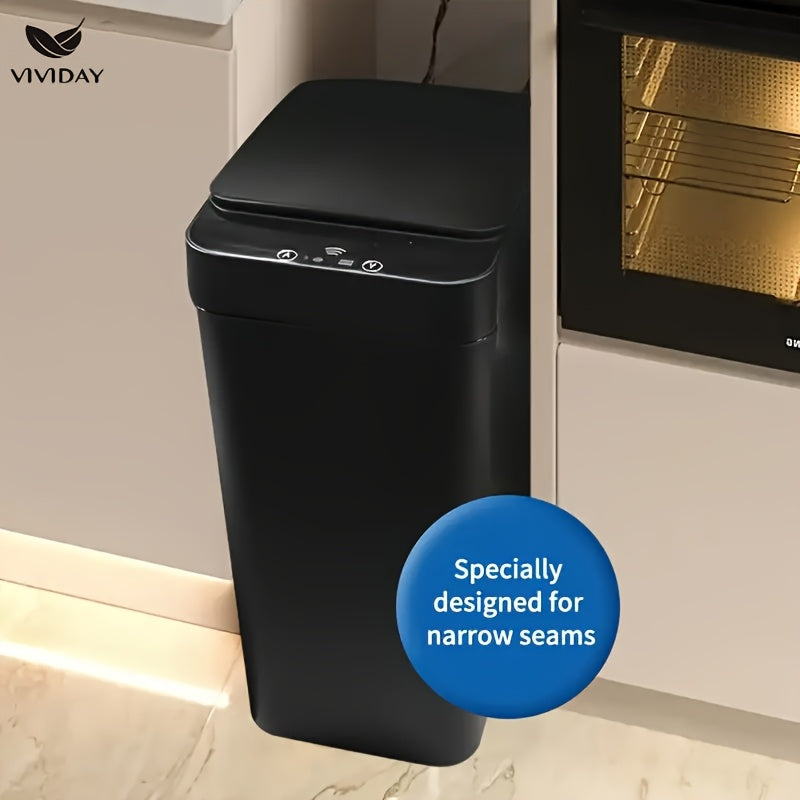 Интеллектуальный автоматический мусорный бак на 10 л для домашнего использования с сенсором бесконтактной крышки