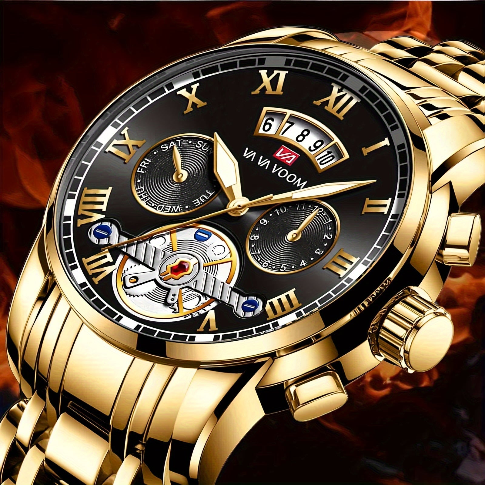 Men's Sports Watch Quartz Calendar Window Casual Business Gift