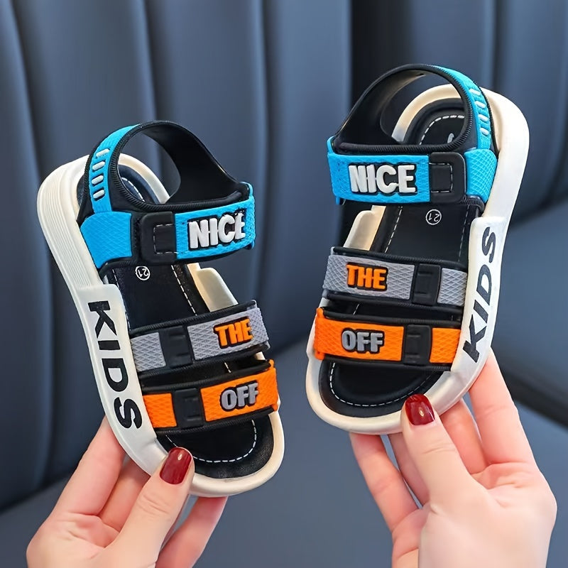 Boys Summer Sandals Kids' Breathable Non-Slip PVC Open Toe Casual Outdoor Shoes