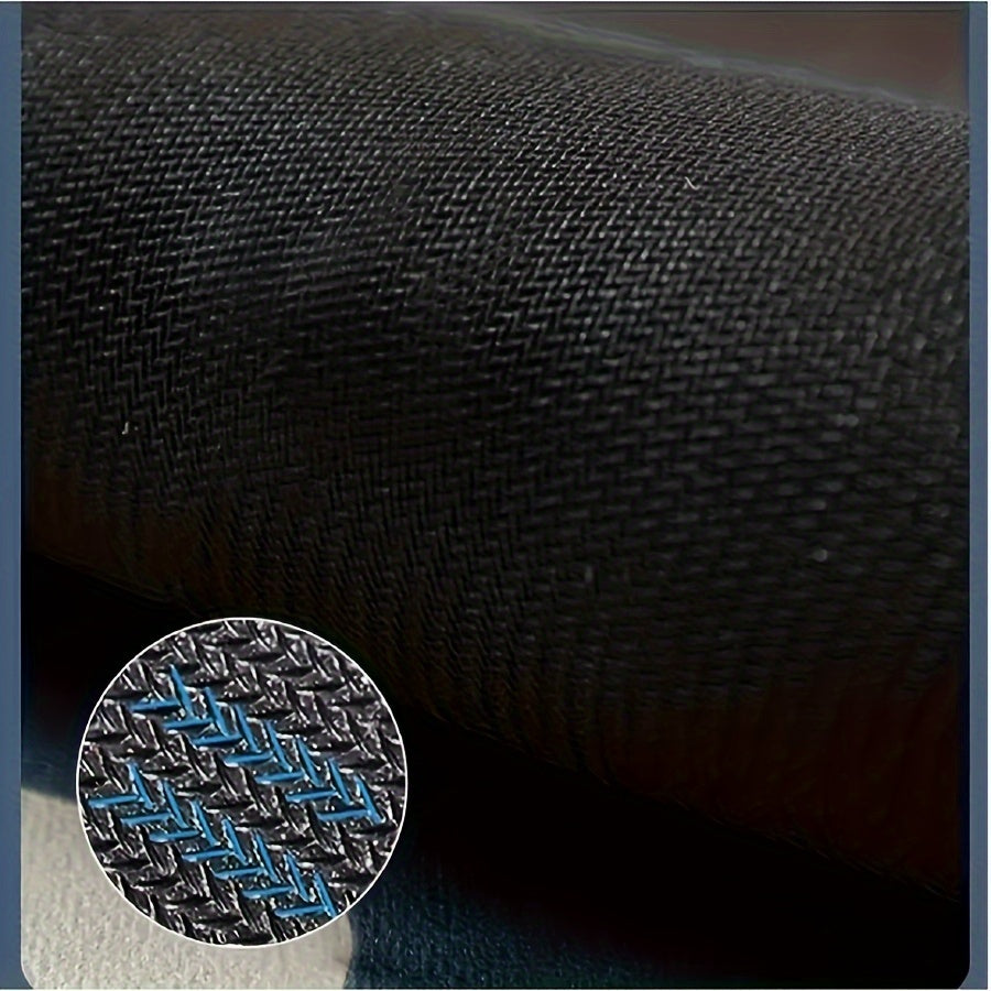 Alfombrilla negra para secar platos que absorbe la humedad rápidamente para encimeras y mesas de cocina