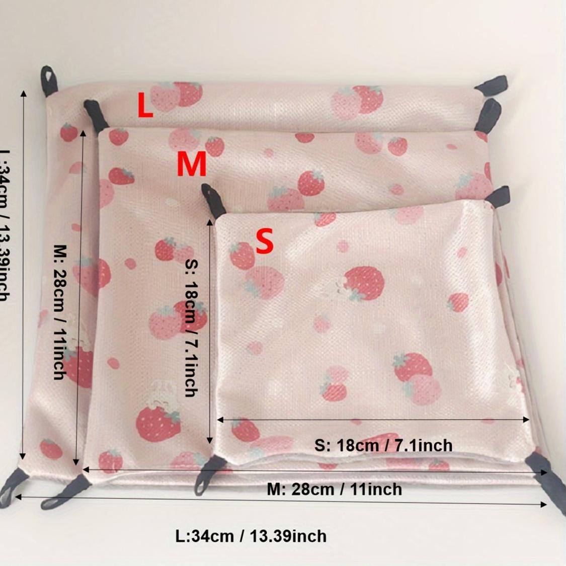 Breathable Small Animal Hammock for Guinea Pigs Rats Hamsters Ferrets Polyester Bed