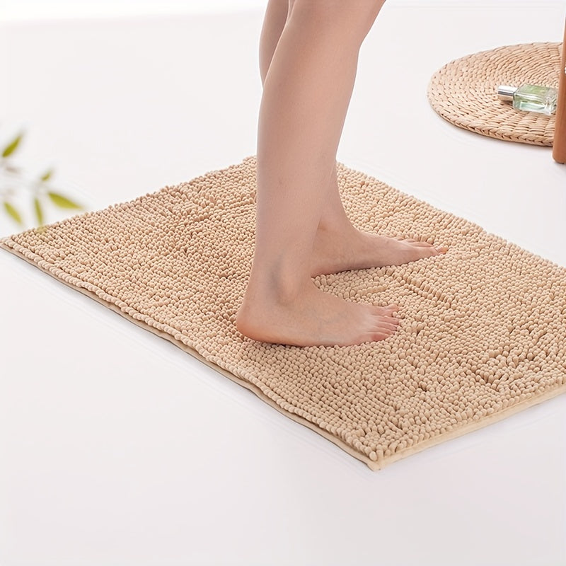 Alfombra antideslizante para baño para inodoro y ducha, de secado rápido y absorbente, para uso en interiores