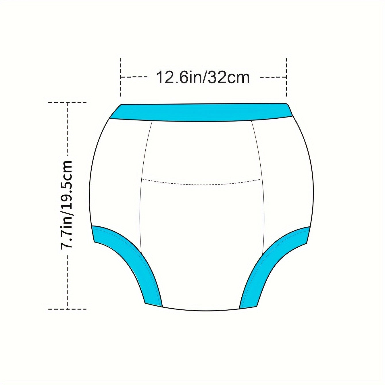 Набор из 3 многоразовых тканевых подгузников с мультяшными животными для малышей и 6-слойных тренировочных штанишек для приучения к горшку