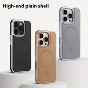 Men Women Faux Leather Phone Case for iPhone 16 Pro Max 15 Pro 16 Plus Drop Protection