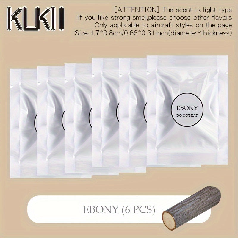 Car Air Freshener Scented Tablets Pack of 6 or 15 for Cars and SUVs