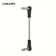 6 Inch 6.35mm Patch Cables for Guitar Pedals Black 5 Pack