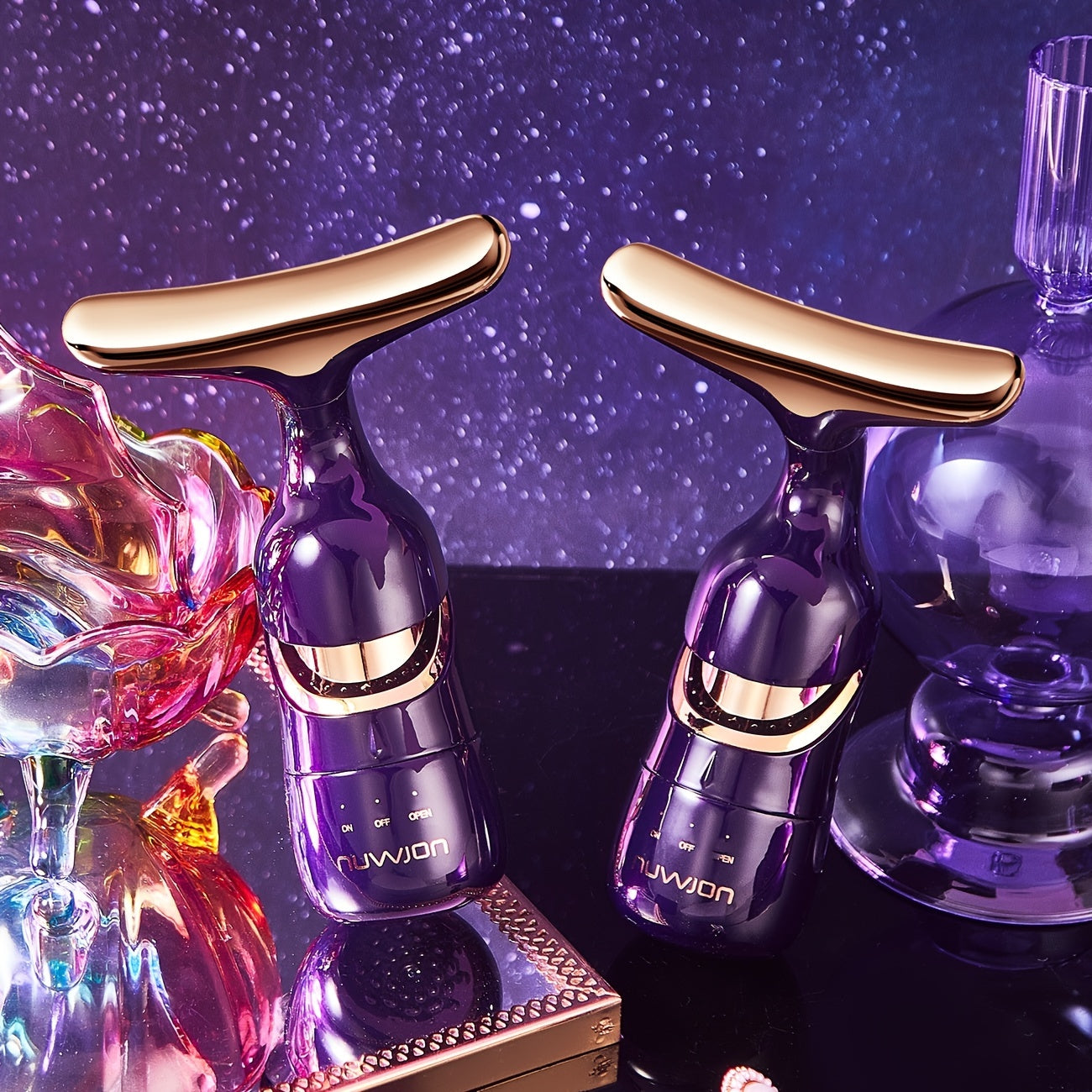 Yuz va ko'zlar uchun yuqori chastotali tebranishlarga ega yangi universal massaj mashinasi, terini parvarish qilish mahsulotlari bilan ishlatish uchun mo'ljallangan, ayollar uchun ideal sovg'a.