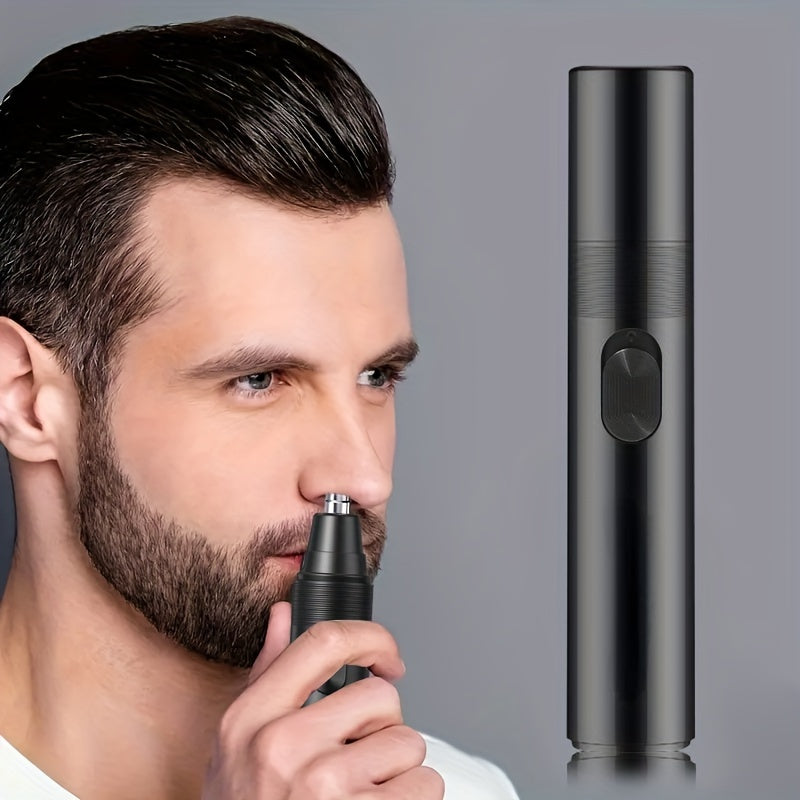 Nose and Ear Hair Trimmer for Men and Women Stainless Steel Battery-Powered