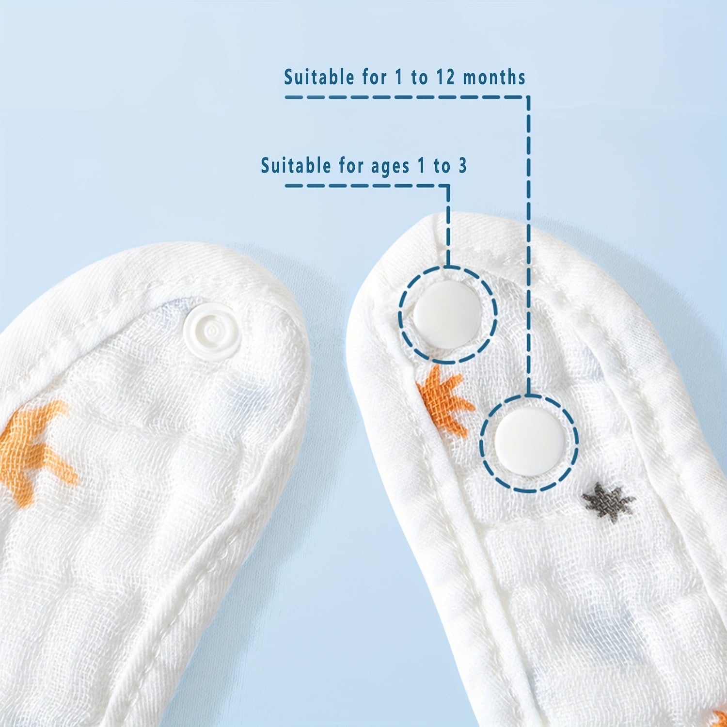 Juego de 5 baberos de algodón para bebé, baberos de gasa para alimentar, para Navidad, Acción de Gracias, Año Nuevo, San Valentín