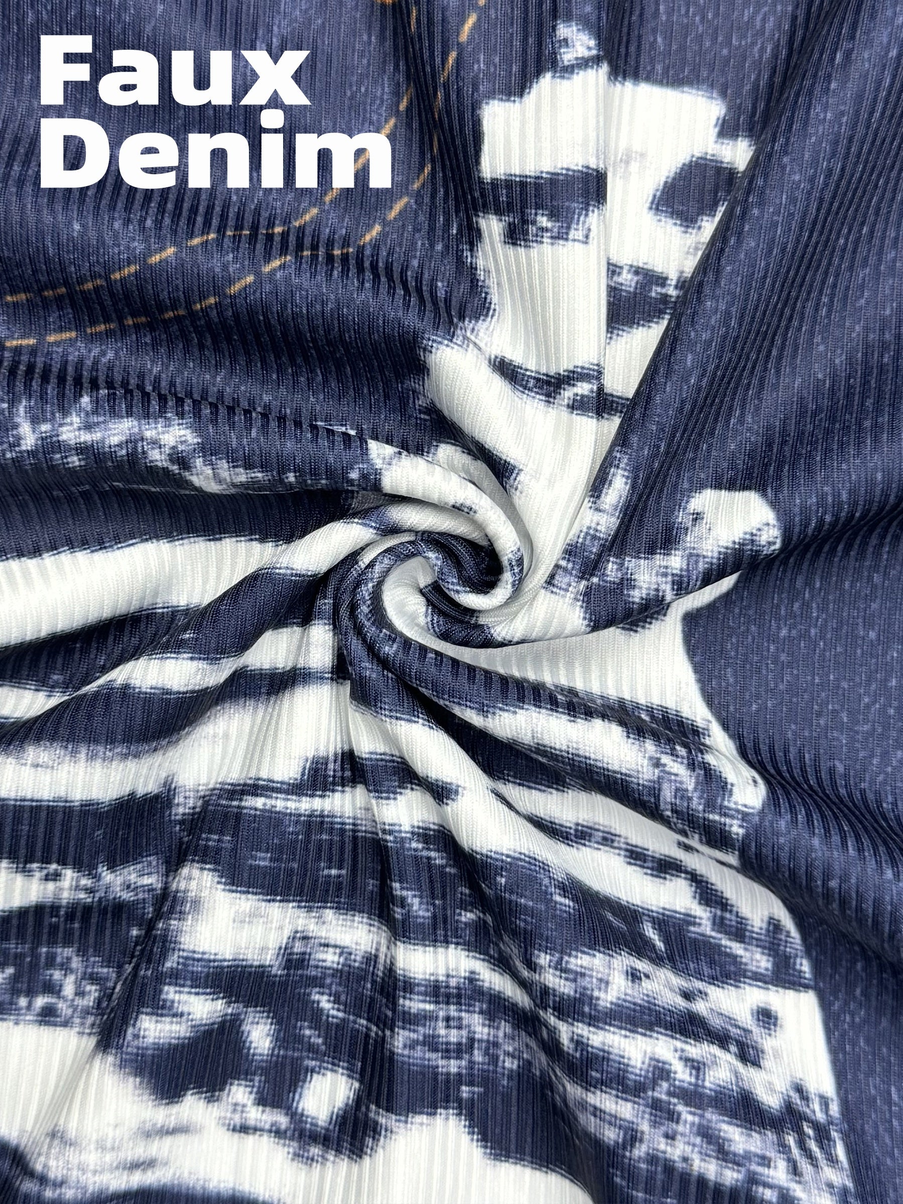 Plus Size Women's Imitation Denim Jogger Pants High-Waisted Skinny Fit Casual