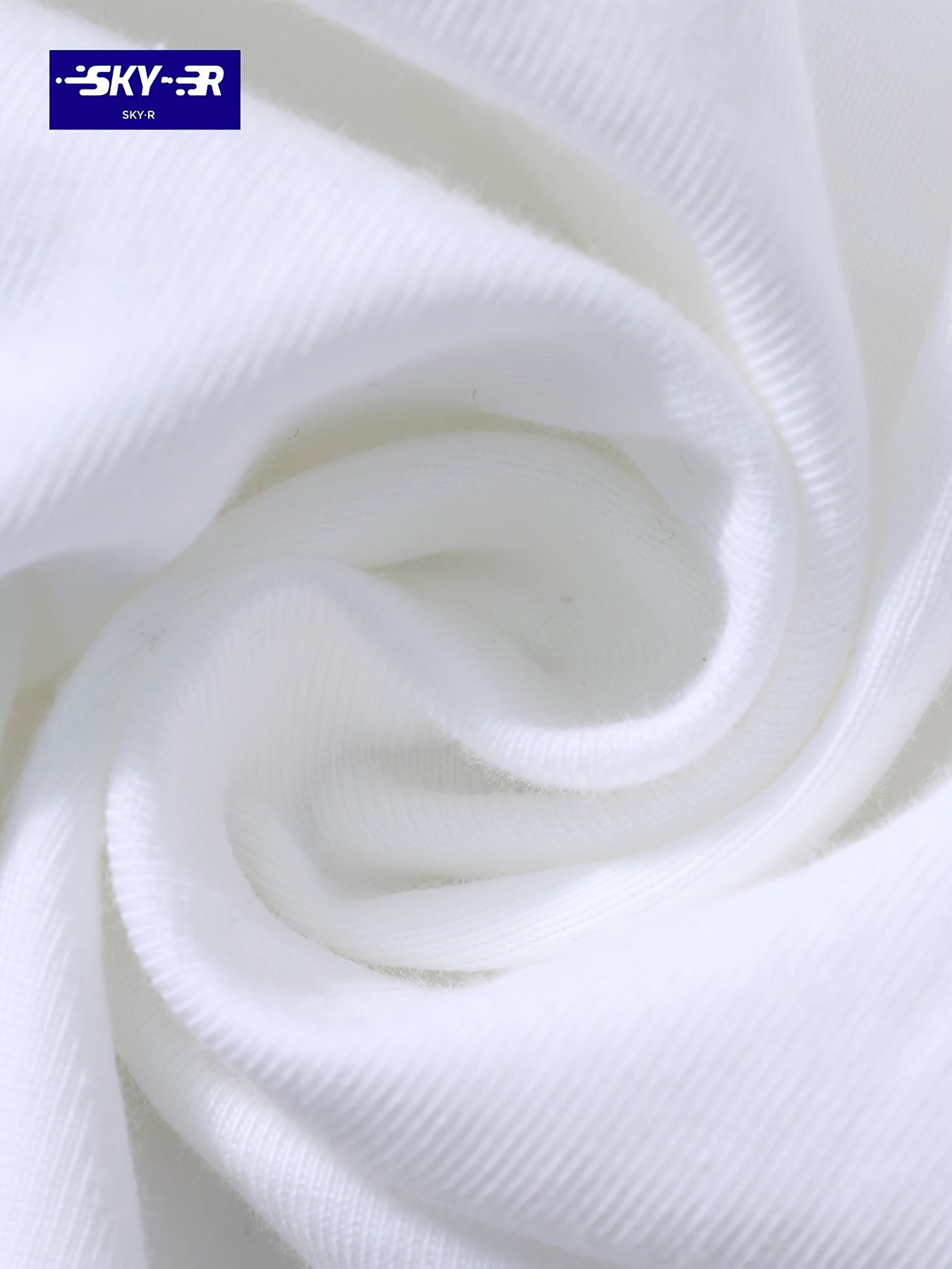 SKY·R Erkaklar uchun keng 100% paxta kovboy grafik bosma futbolka yozgi ochiq havoda