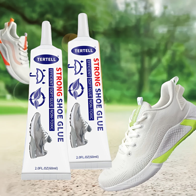 Strong Waterproof Shoe Glue 60ml Non-Toxic Transparent Adhesive for Plastic Repairs