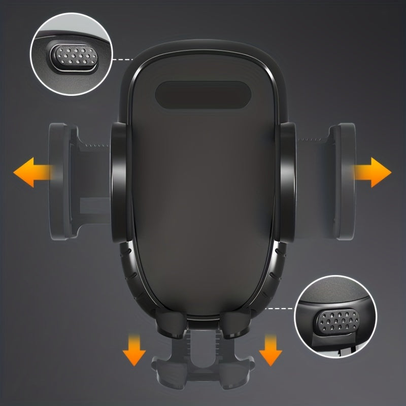 Soporte universal para teléfono de coche, montura en ranura de CD, silicona, rotación de 360°