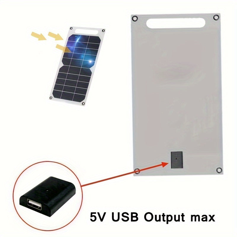 Portable 20W Solar Panel with USB Flexible Outdoor Camping Battery Charger