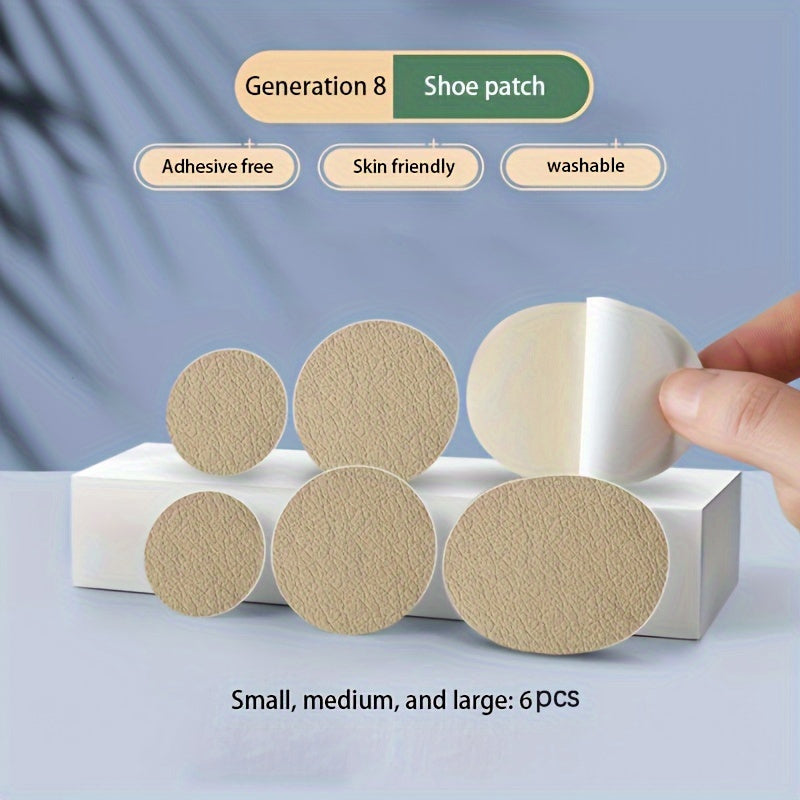 6PCS Shoe Repair Patches for Sneakers and Heels Self-Adhesive Anti-Wear