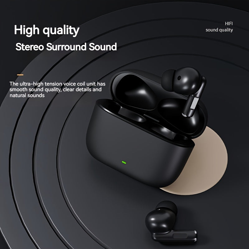 Wireless Earbuds True Wireless Headphones with HIFI Sound Dolby Bass Noise Isolation for Sports and Calls