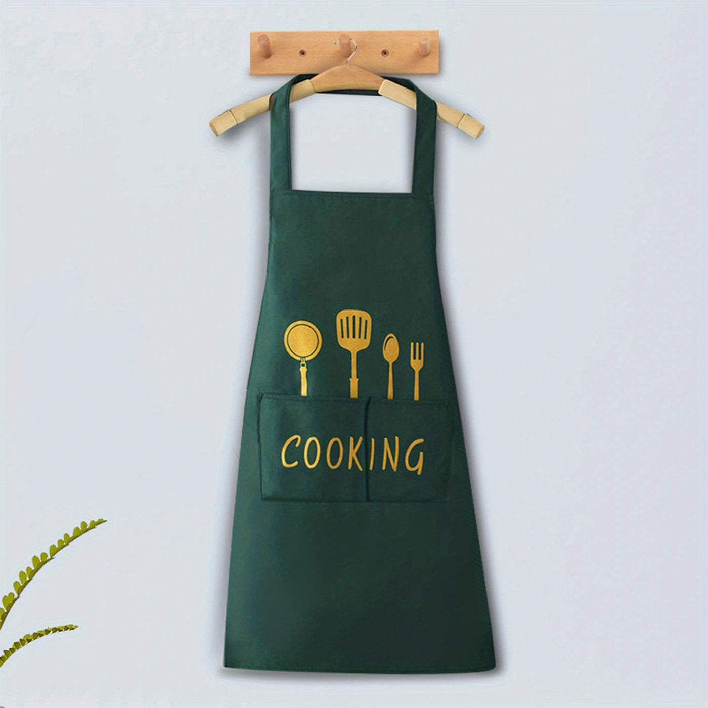 Multipurpose Apron with Pockets for Coffee Bar or Restaurant Adjustable Size 71.88cm/64.77cm