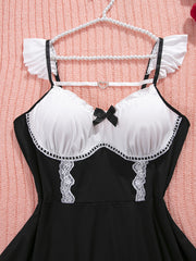 Плюс сайз сатиновое сексуальное платье для женщин на вечернюю вечеринку, повседневное, черное