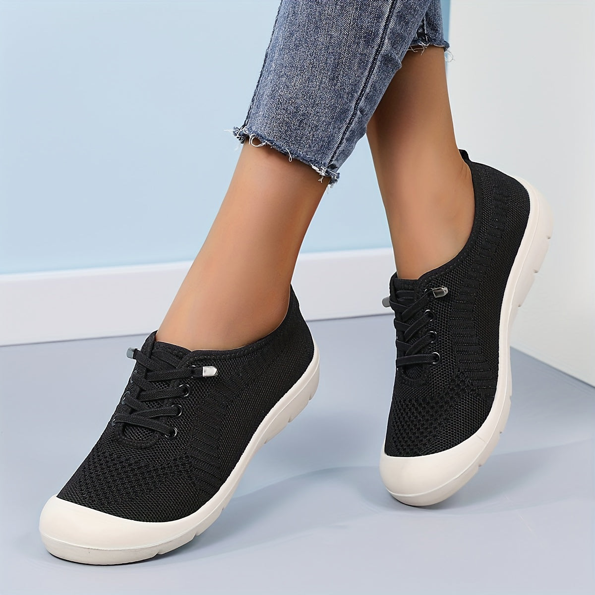 Zapatos planos casuales para mujer, ligeros y cómodos, calzado de otoño