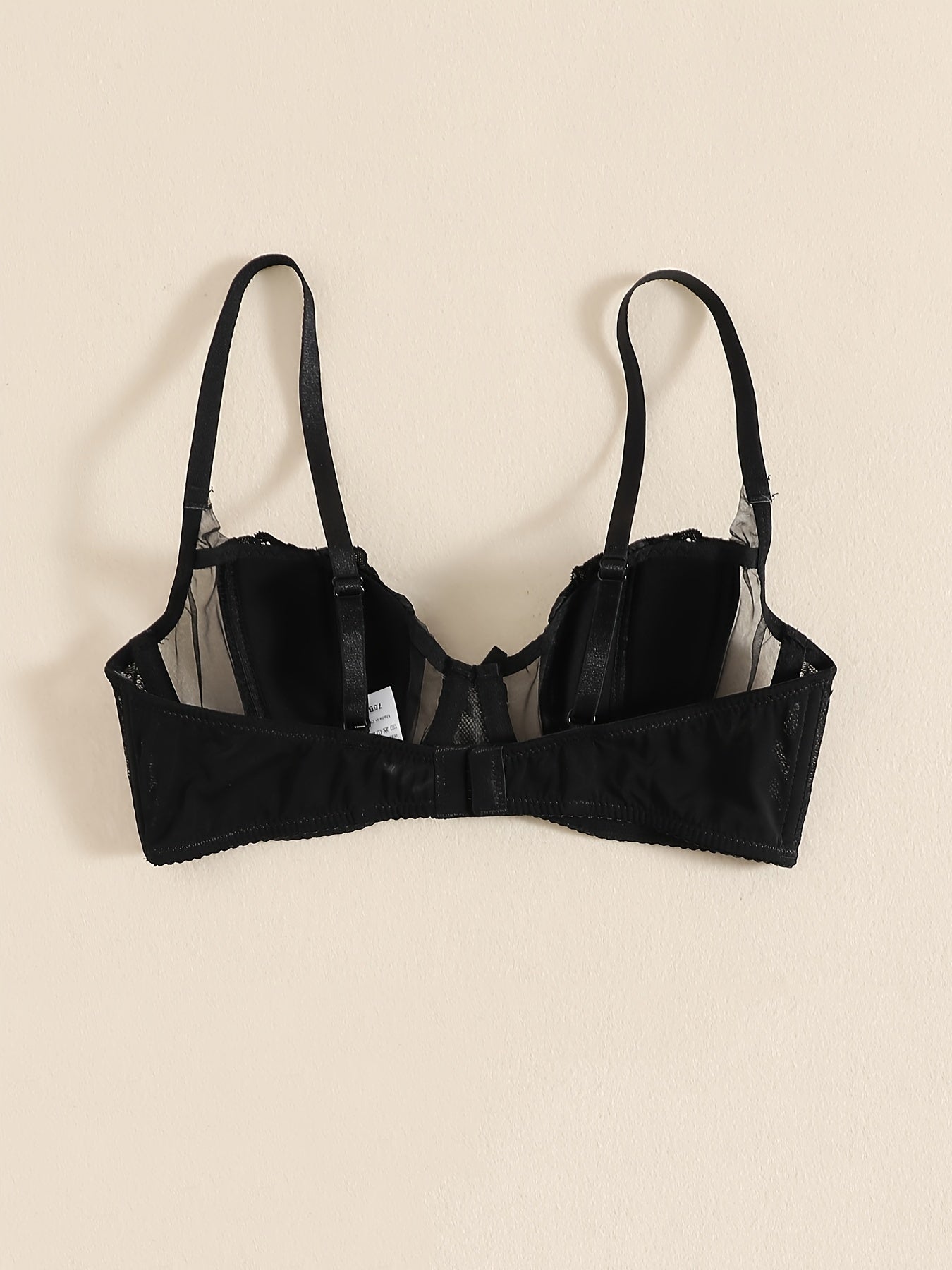 Women's Floral Embroidered Lace Bra Lingerie Underwear