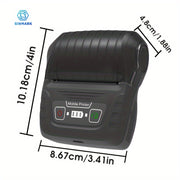 Etiquetadora térmica portátil para pequeñas empresas y uso doméstico 30-50mm de ancho