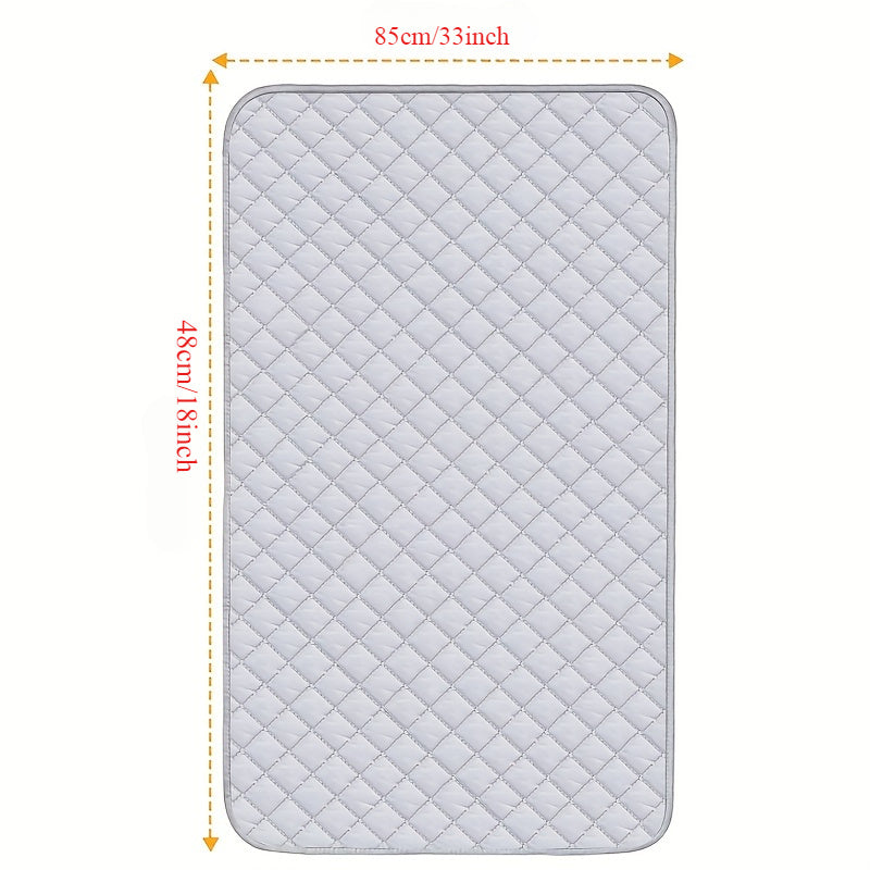 Alfombrilla de planchar portátil, tela reutilizable resistente al calor para camisas y prendas