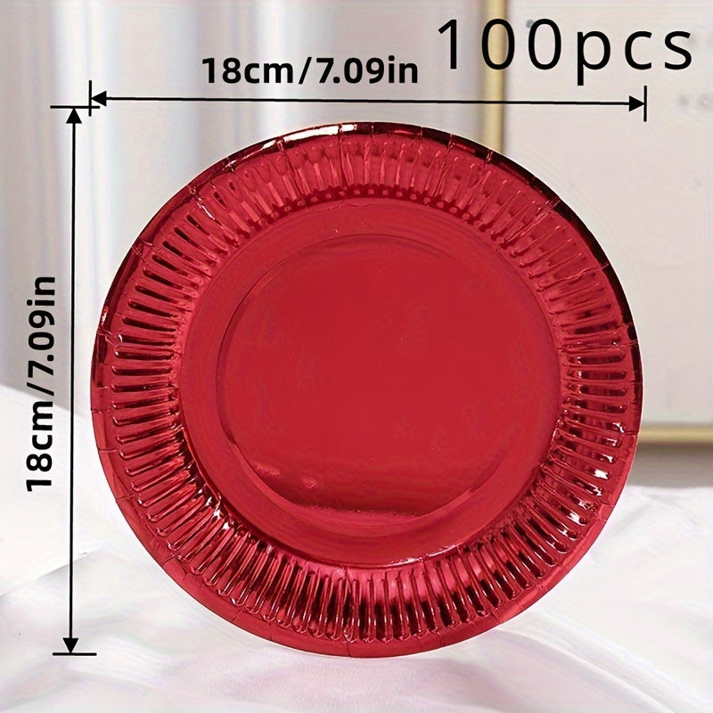 High-Quality Paper Plates for Birthday Cakes Baking Dishes and Parties