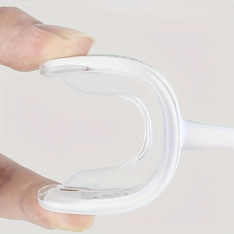 Havodorsiz USB-quvvatlangan portativ tishlarni oqartirish to'plami, erkaklar va ayollar uchun ko'k LED chiroq bilan.