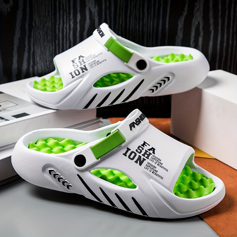 Men's EVA Beach Sandals Lightweight Slip-On Casual Outdoor Vacation Shoes