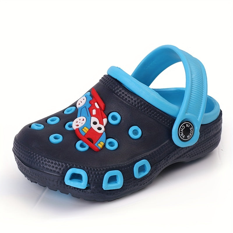 Boys Kids Casual Cartoon EVA Clogs with Non-slip Soft Sole Breathable Summer Shoes