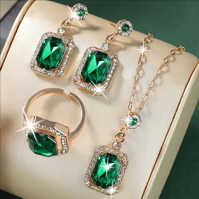 Женский элегантный классический набор ювелирных украшений, сюрпризы для подарков и вечеринок